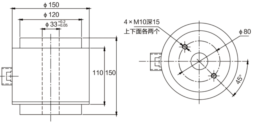 TQ-H10T柱式称重传感器